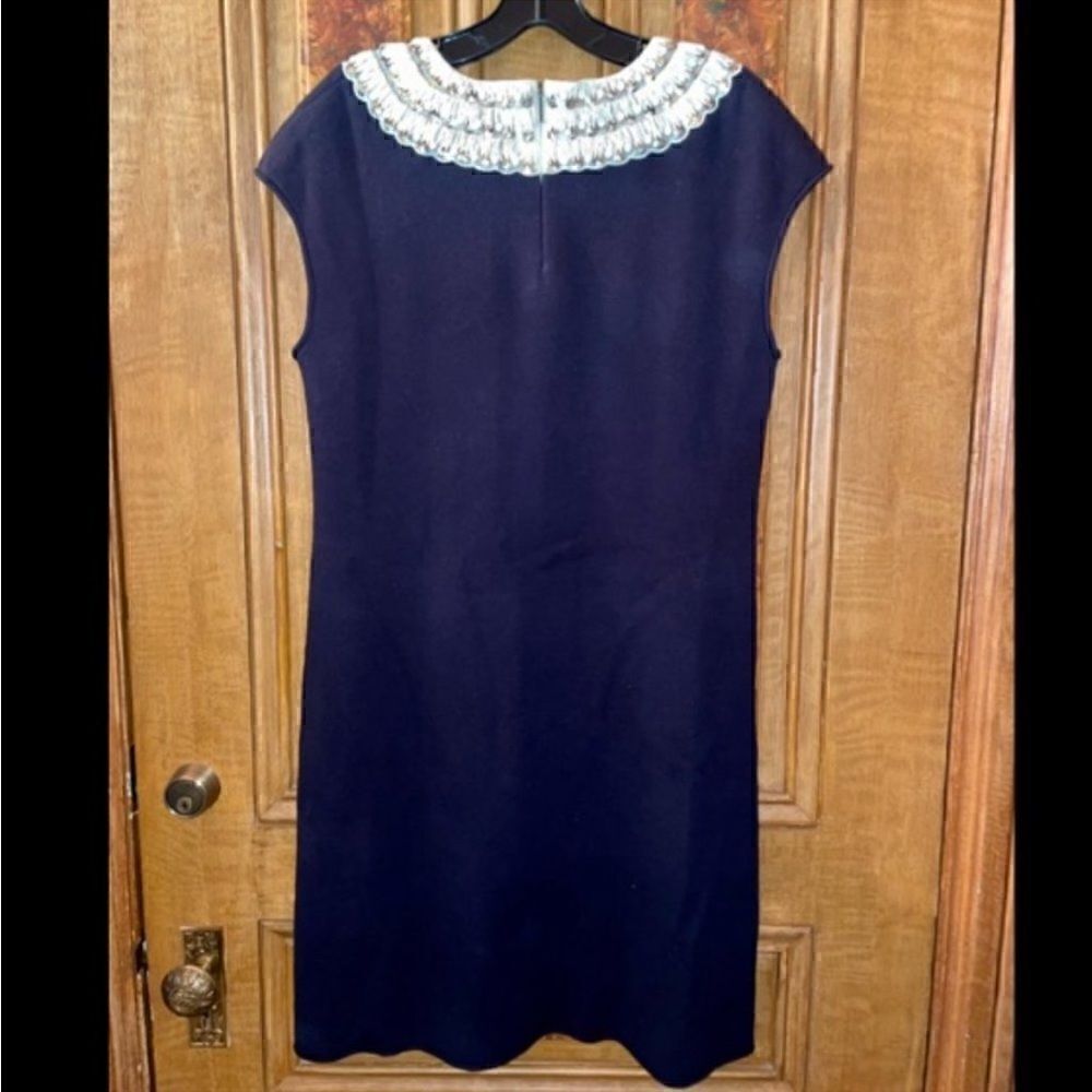 TORY BURCH Daisy Embellished Knit Dress - Picture 7 of 14